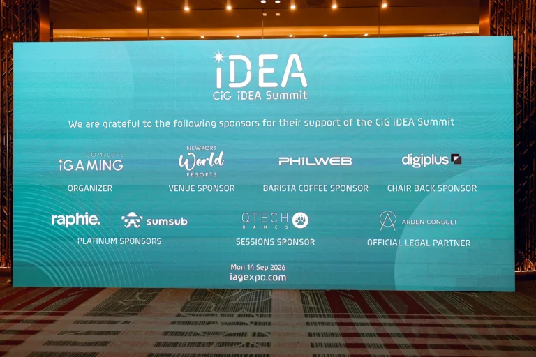 CiG iDEA Summit 2026, IAG EXPO, Newport World Resorts, Manila