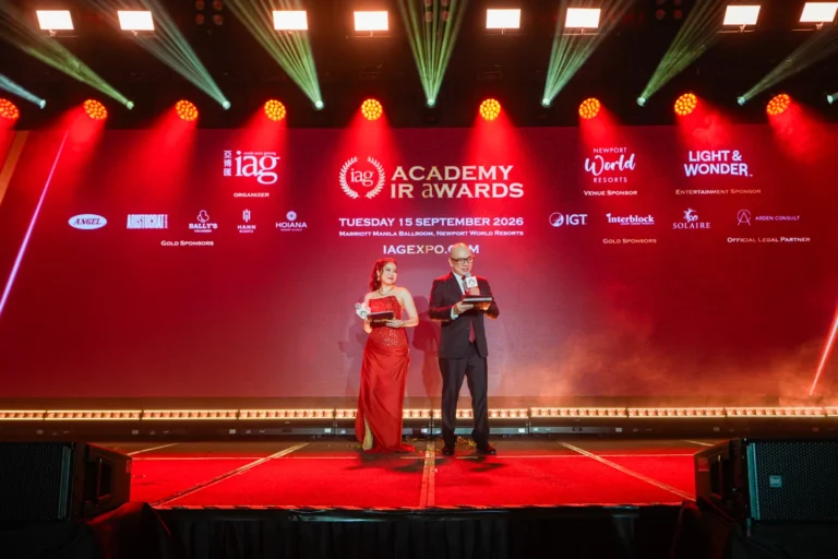 IAG Academy IR Awards 2026 Black Tie Gala Dinner, Ceremony
