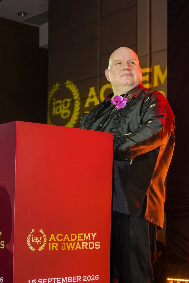 IAG Academy IR Awards 2026 Black Tie Gala Dinner, Ceremony