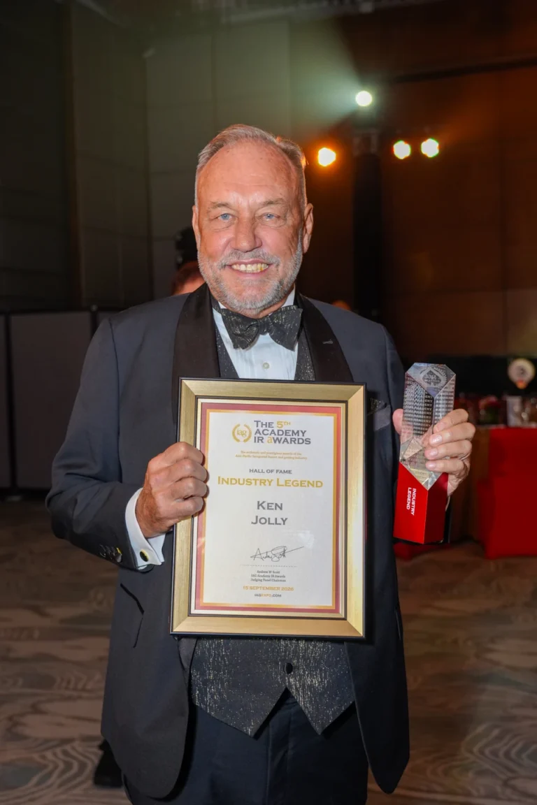 IAG Academy IR Awards 2026 Black Tie Gala Dinner, Ceremony