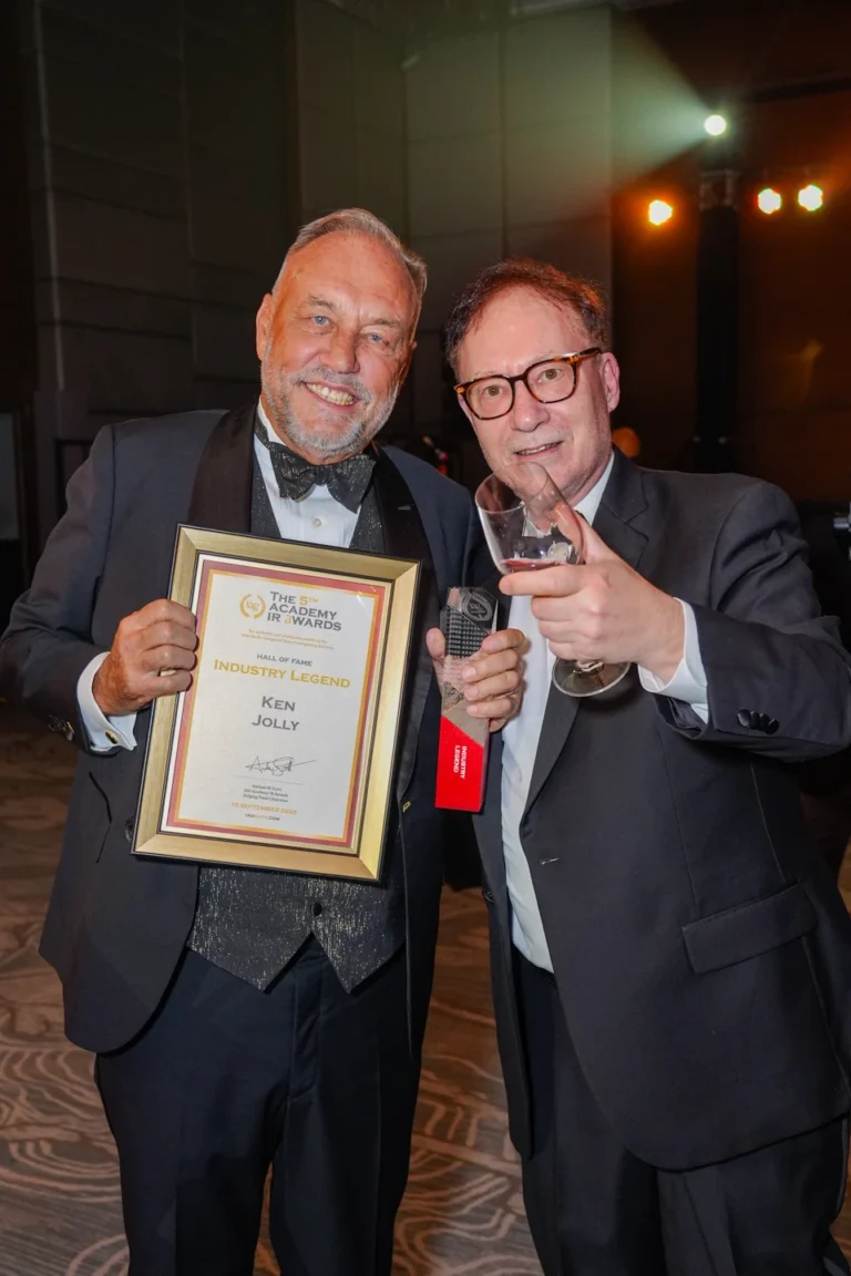IAG Academy IR Awards 2026 Black Tie Gala Dinner, Ceremony