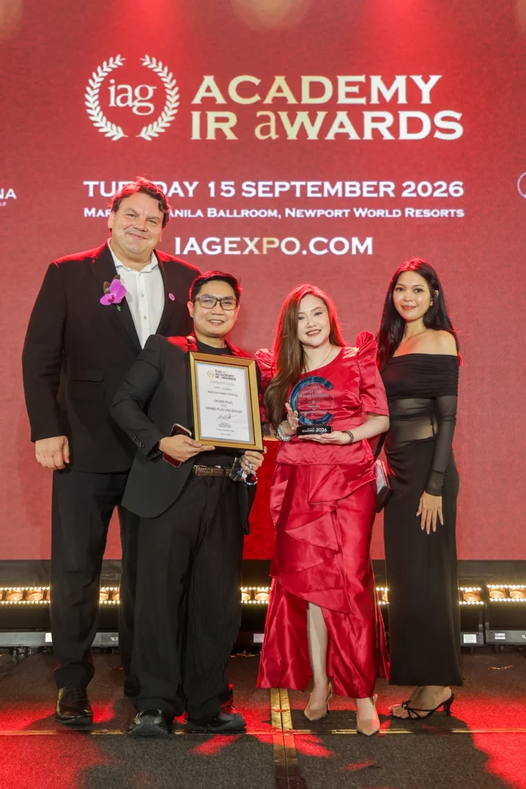 IAG Academy IR Awards 2026 Black Tie Gala Dinner, Ceremony
