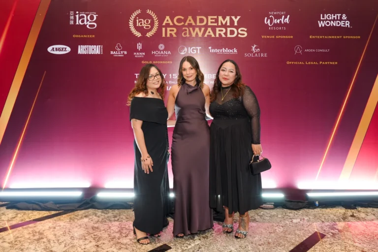 IAG Academy IR Awards 2026 Black Tie Gala Dinner, Welcome Cocktail Reception