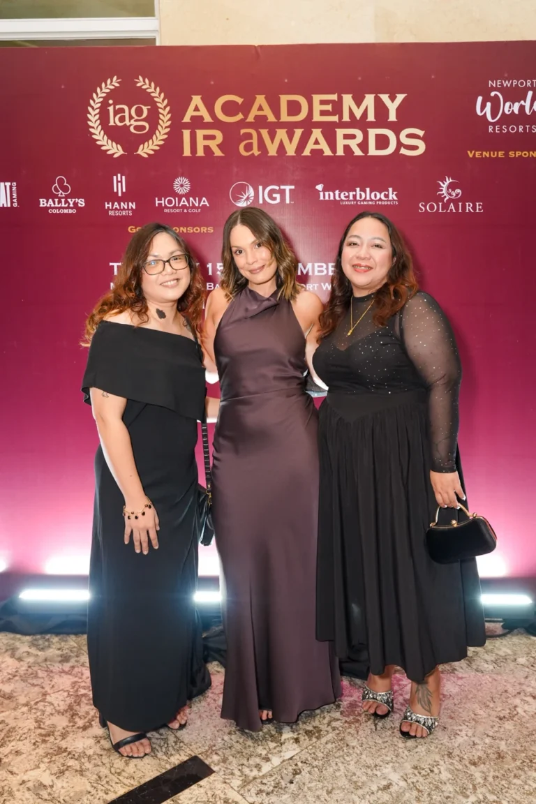 IAG Academy IR Awards 2026 Black Tie Gala Dinner, Welcome Cocktail Reception