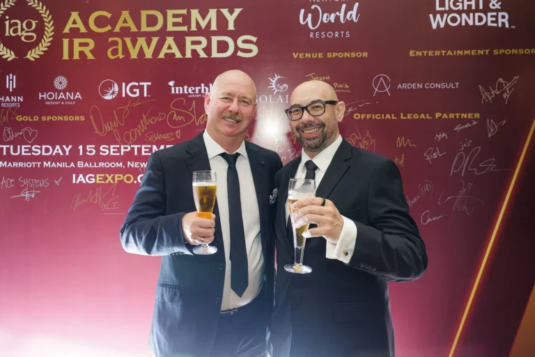 IAG Academy IR Awards 2026 Black Tie Gala Dinner, Welcome Cocktail Reception