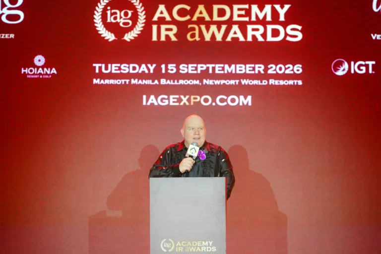 IAG Academy IR Awards 2026 Black Tie Gala Dinner, Host Speech