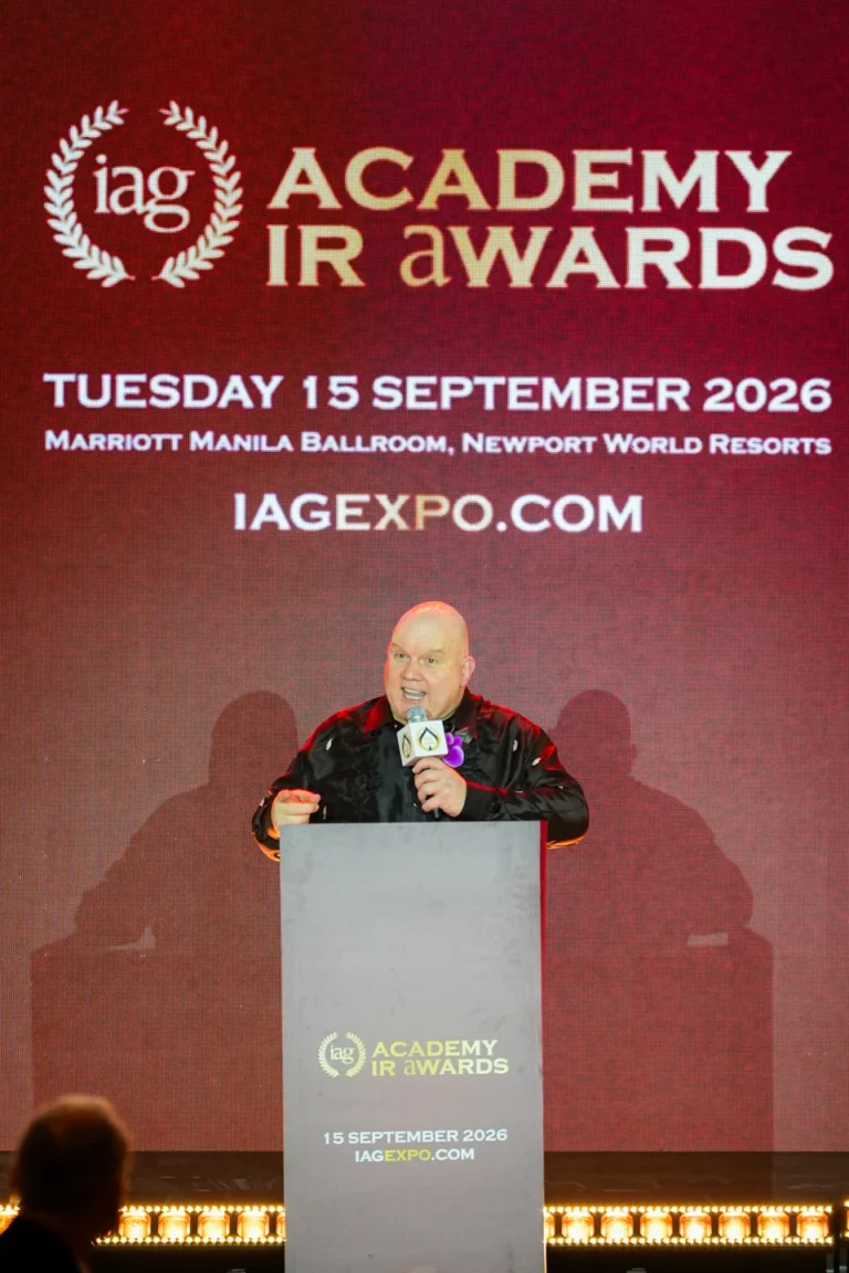 IAG Academy IR Awards 2026 Black Tie Gala Dinner, Host Speech