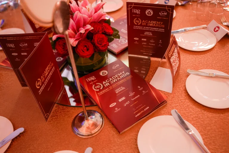 IAG Academy IR Awards 2026 Black Tie Gala Dinner, Pre-Event
